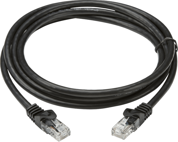 Knightsbridge MLA NETC61M 1m UTP CAT6 Networking Cable - Black - Knightsbridge MLA - Falcon Electrical UK