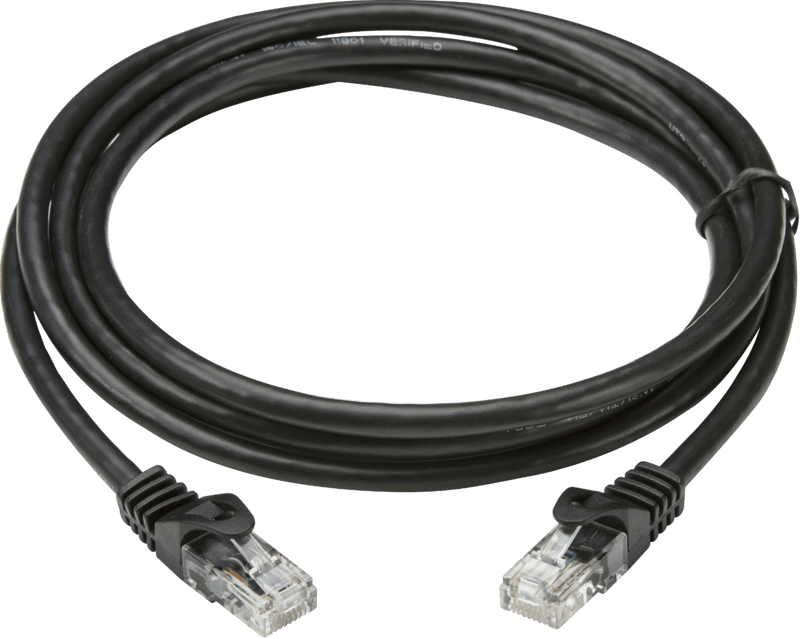 Knightsbridge MLA NETC61M 1m UTP CAT6 Networking Cable - Black - Knightsbridge MLA - Falcon Electrical UK