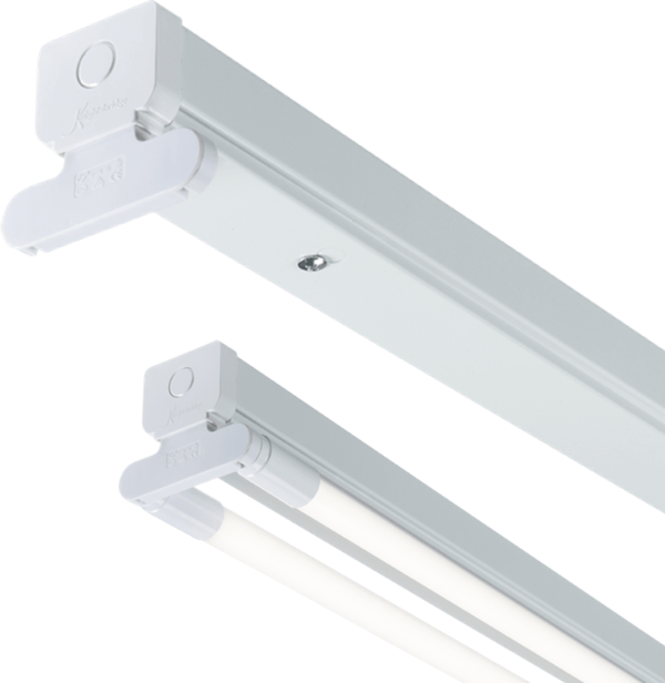 Knightsbridge MLA T8LB24 230V T8 Twin LED-Ready Batten Fitting 1225mm (4ft) (without a ballast or driver) - Knightsbridge MLA - Falcon Electrical UK