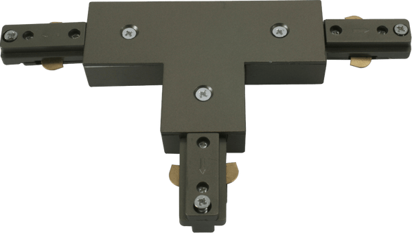 Knightsbridge MLA TRKTS 230V Track T-connector - Satin Nickel - Knightsbridge MLA - Falcon Electrical UK