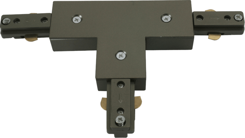 Knightsbridge MLA TRKTS 230V Track T-connector - Satin Nickel - Knightsbridge MLA - Falcon Electrical UK