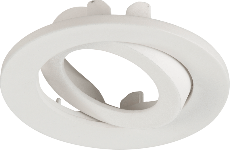 Knightsbridge MLA VFR8TBEZMW Matt White Tilt Bezel for VFR8 LED IP20 Downlights - Knightsbridge MLA - Falcon Electrical UK