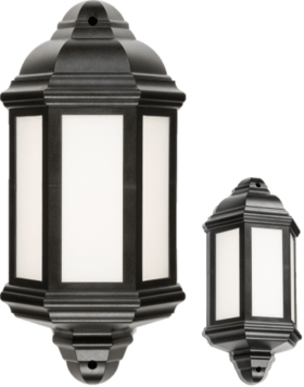 Knightsbridge MLA LANT3 230V IP54 LED Half Wall Lantern - Knightsbridge MLA - Falcon Electrical UK