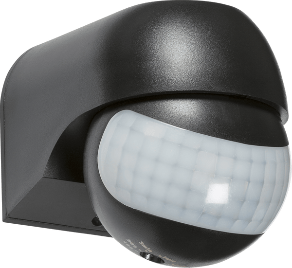 Knightsbridge MLA OS0014B IP44 180Â° Mini PIR Sensor - Black - Knightsbridge MLA - Falcon Electrical UK