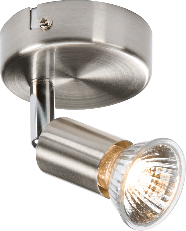 Knightsbridge MLA NSPGU1BC 230V GU10 Single Spotlight - Brushed Chrome - Knightsbridge MLA - Falcon Electrical UK