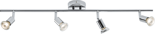 Knightsbridge MLA NSPGU4C 230V GU10 Quad Bar Spotlight - Chrome - Knightsbridge MLA - Falcon Electrical UK