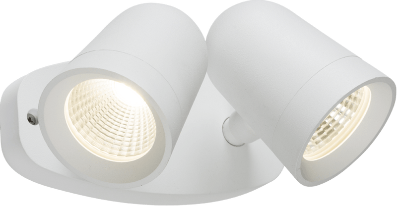 Knightsbridge MLA FLTW 230V IP65 18W LED White Twin Spot Floodlight - Knightsbridge MLA - Falcon Electrical UK