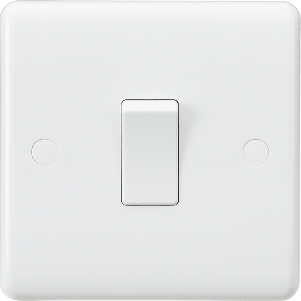 Knightsbridge MLA CU1000 Curved Edge 10AX 1G 1-Way Switch - Knightsbridge MLA - Falcon Electrical UK