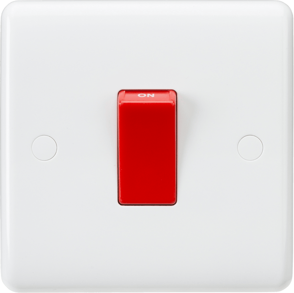 Knightsbridge MLA CU8331 Curved Edge 45A DP Switch (small) - Knightsbridge MLA - Falcon Electrical UK