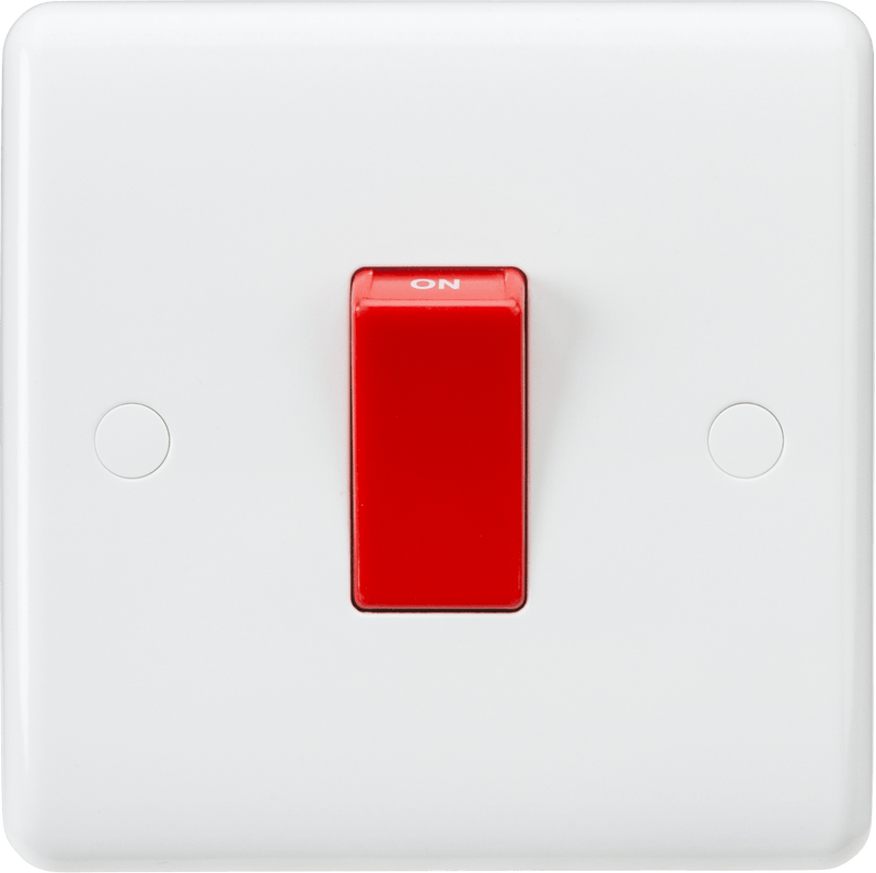 Knightsbridge MLA CU8331 Curved Edge 45A DP Switch (small) - Knightsbridge MLA - Falcon Electrical UK