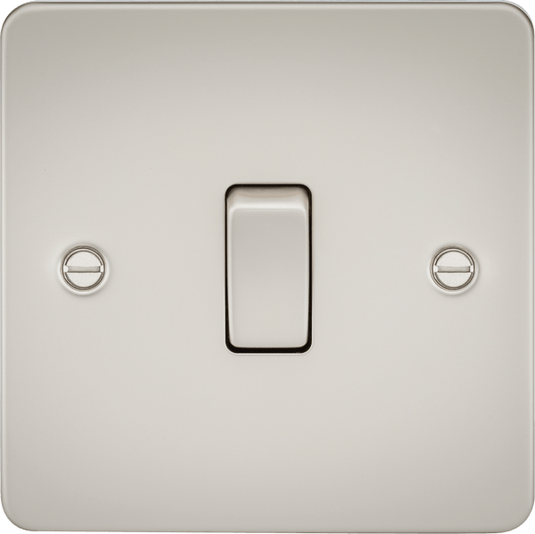 Knightsbridge MLA FP8341PL Flat Plate 20A 1G DP switch - pearl - Knightsbridge MLA - Falcon Electrical UK