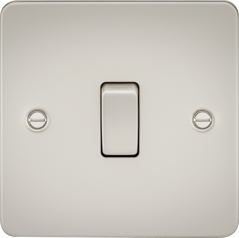 Knightsbridge MLA FP8341PL Flat Plate 20A 1G DP switch - pearl - Knightsbridge MLA - Falcon Electrical UK