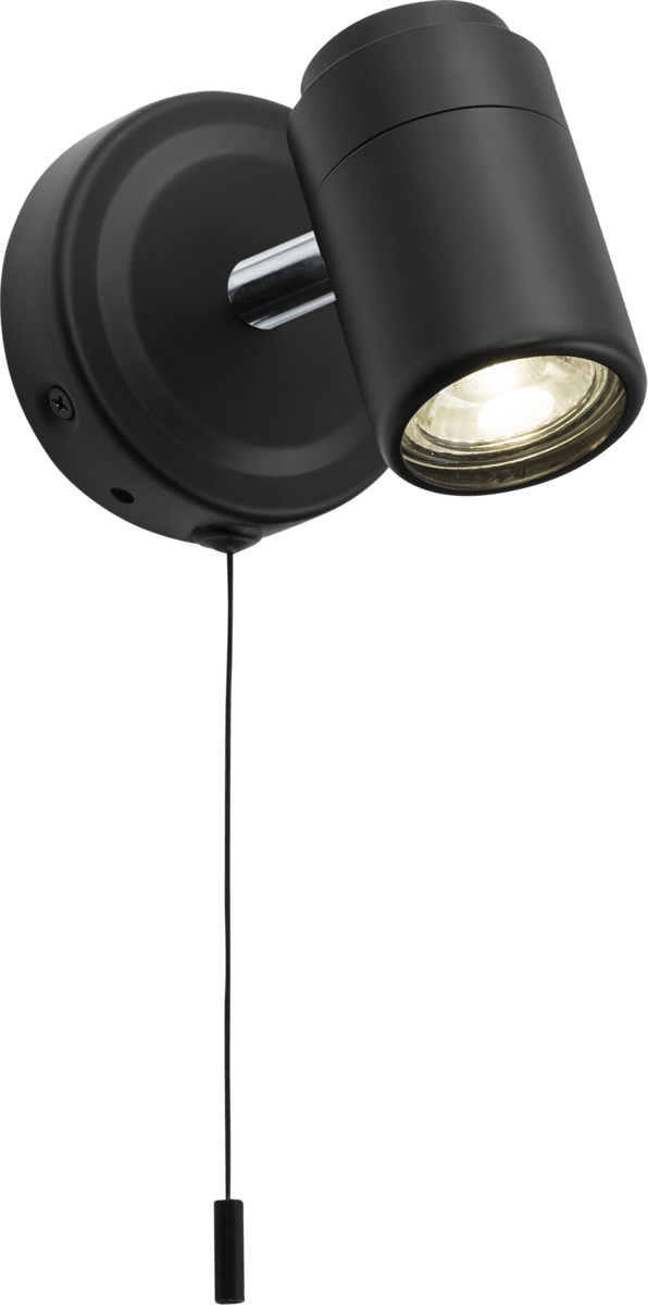 Knightsbridge MLA BA03S1MB 230V IP44 GU10 Single Spotlight - Matt Black - Knightsbridge MLA - Falcon Electrical UK