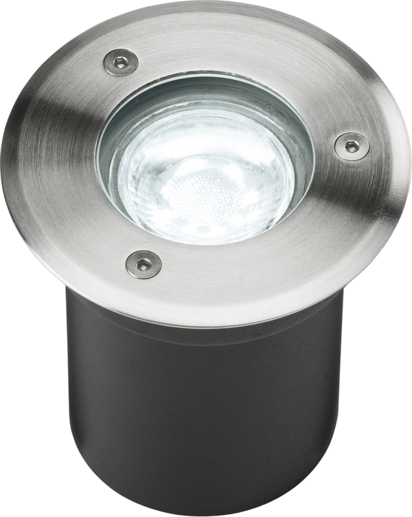 Knightsbridge MLA LEDGL3D 230V IP65 3W LED Stainless Steel Recessed Ground Light - 6000K - Knightsbridge MLA - Falcon Electrical UK