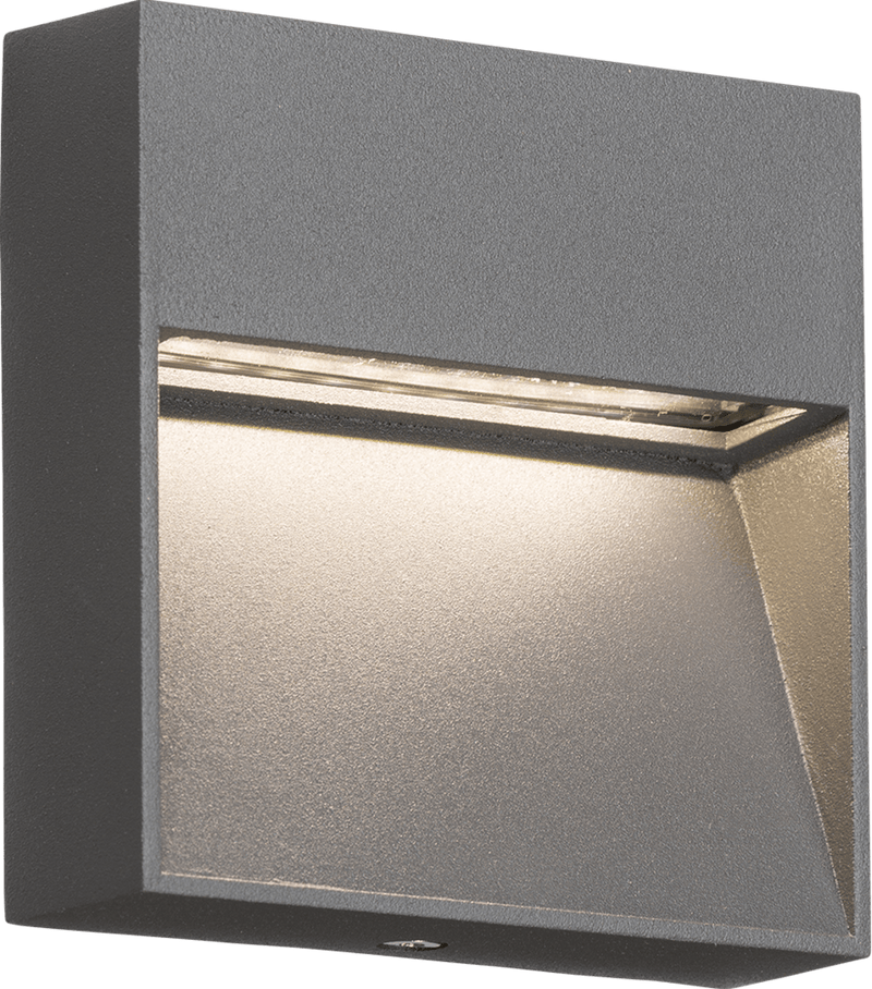 Knightsbridge MLA LWS2G 230V IP44 3W LED Square Wall/Guide light - Grey - Knightsbridge MLA - Falcon Electrical UK