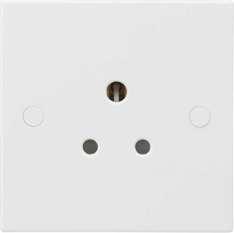 Knightsbridge MLA SN5U 5A Unswitched Round Pin Socket - Knightsbridge MLA - Falcon Electrical UK