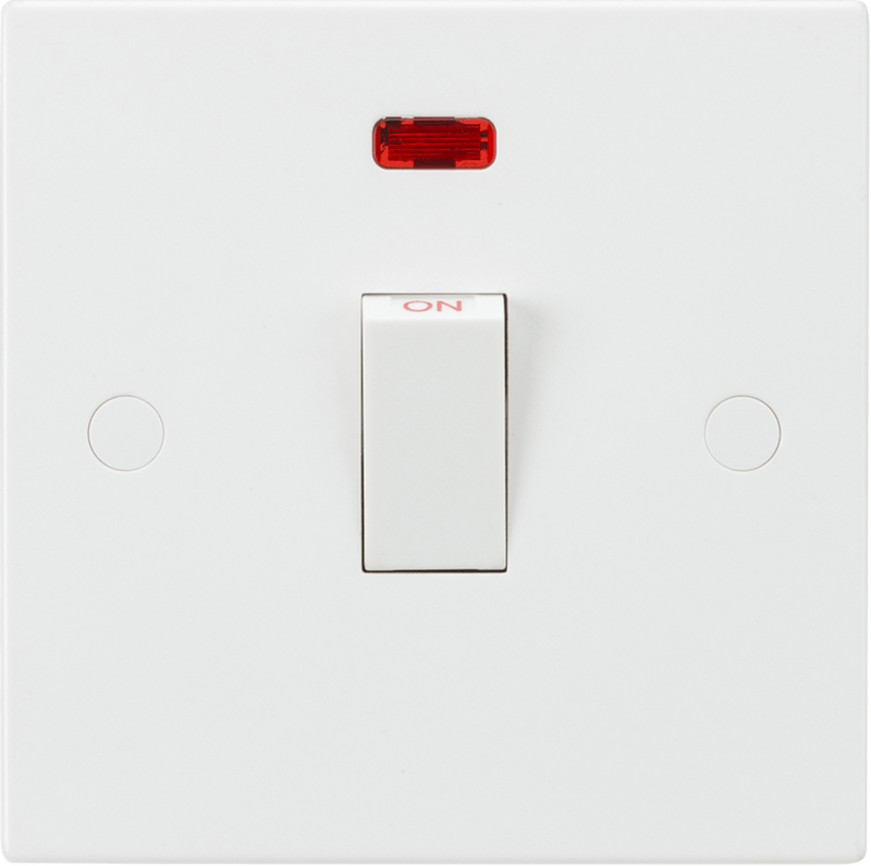 Knightsbridge MLA SN8341N 20A 1G DP Switch with Neon - Knightsbridge MLA - Falcon Electrical UK