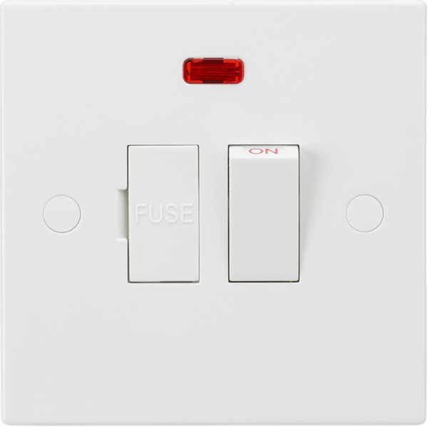 Knightsbridge MLA SN6300N 13A Switched Fused Spur Unit with Neon - Knightsbridge MLA - Falcon Electrical UK