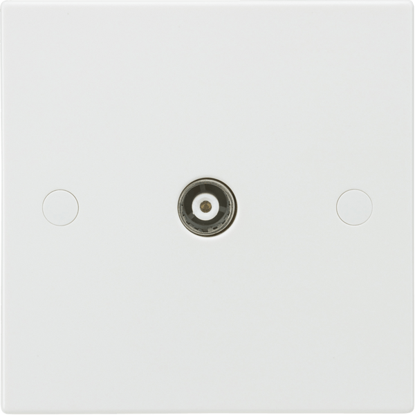 Knightsbridge MLA SN0120 Coax TV Outlet (isolated) - Knightsbridge MLA - Falcon Electrical UK