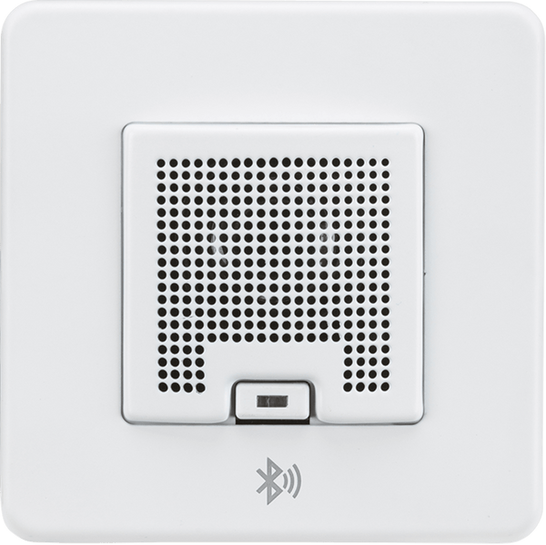 Knightsbridge MLA SFBLUEMW Screwless 3W RMS Bluetooth Speaker Outlet - Matt White - Knightsbridge MLA - Falcon Electrical UK