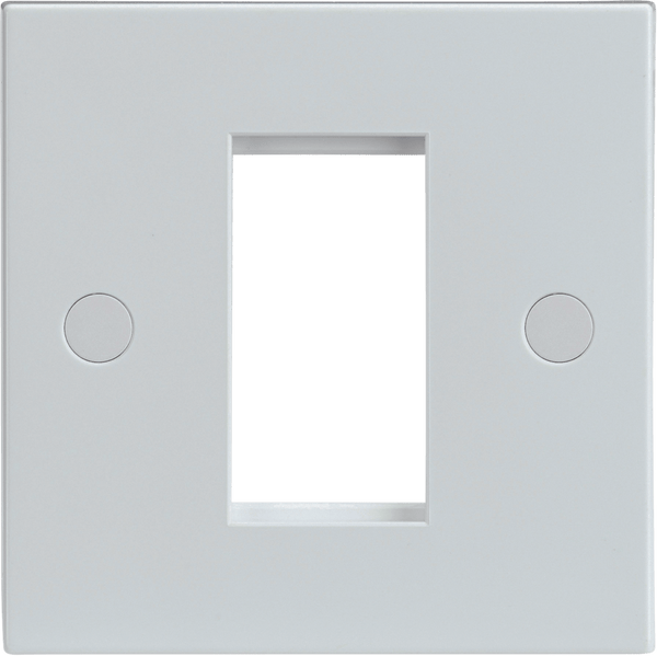 Knightsbridge MLA NET1GWH 1G Modular Faceplate - White - Knightsbridge MLA - Falcon Electrical UK