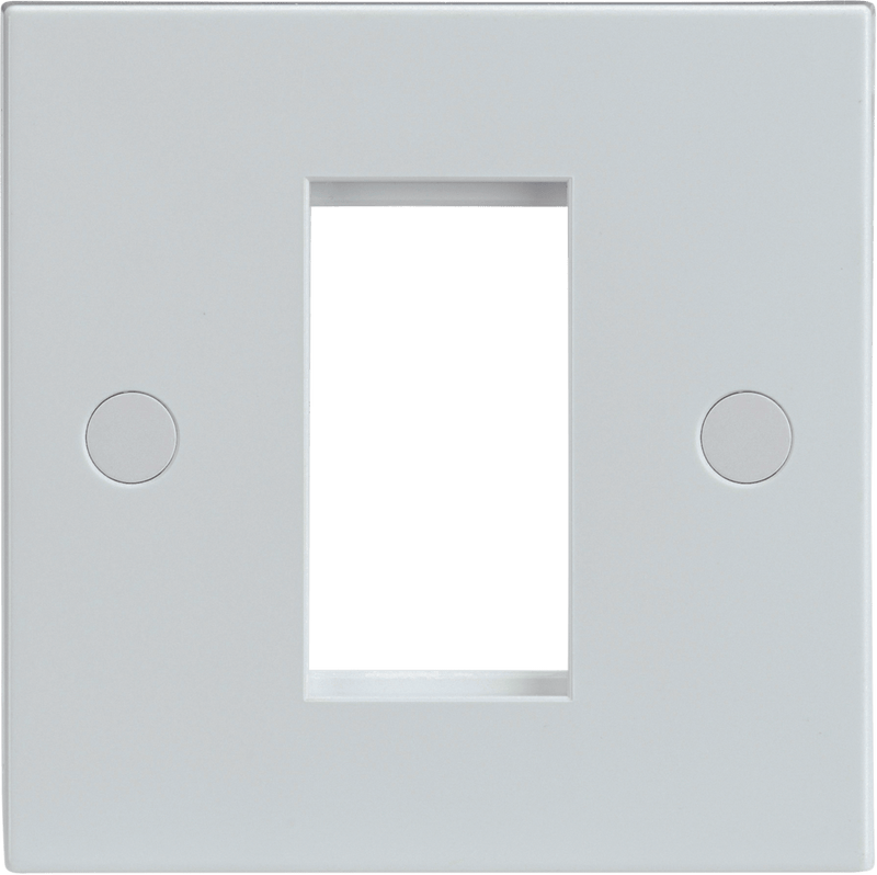 Knightsbridge MLA NET1GWH 1G Modular Faceplate - White - Knightsbridge MLA - Falcon Electrical UK