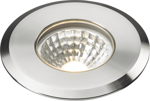 Knightsbridge MLA LDGL5 230V IP65 5W LED Stainless Steel Recessed Ground Light 3000K - Knightsbridge MLA - Falcon Electrical UK