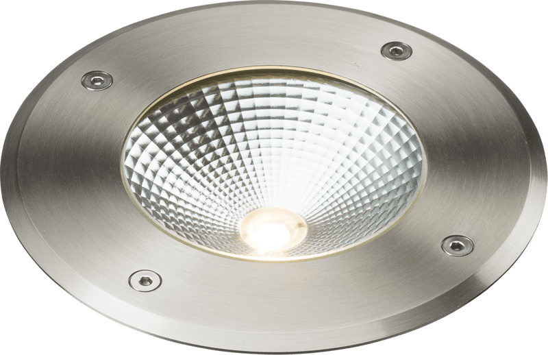 Knightsbridge MLA LDGL9 230V IP65 9W LED Stainless Steel Recessed Ground Light 3000K - Knightsbridge MLA - Falcon Electrical UK