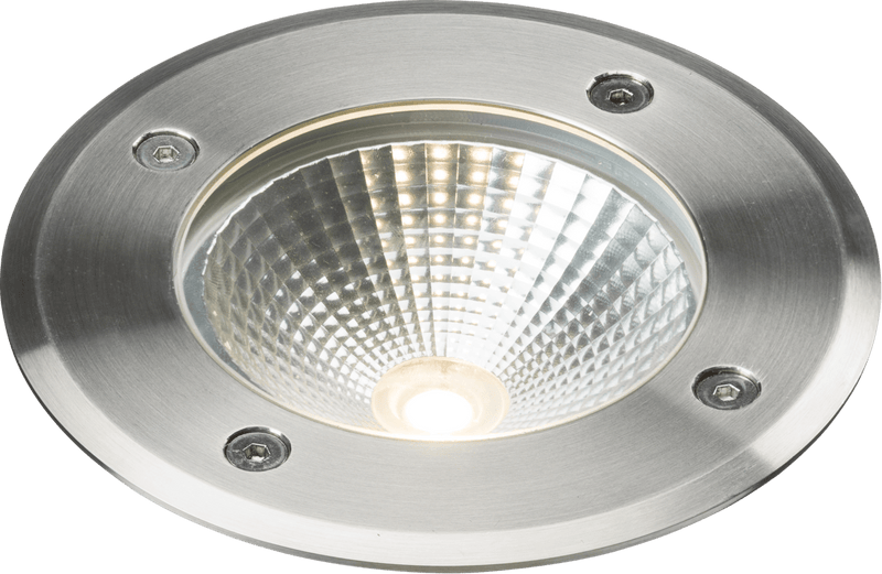 Knightsbridge MLA LDGL6 230V IP65 6W LED Stainless Steel Recessed Ground Light 3000K - Knightsbridge MLA - Falcon Electrical UK