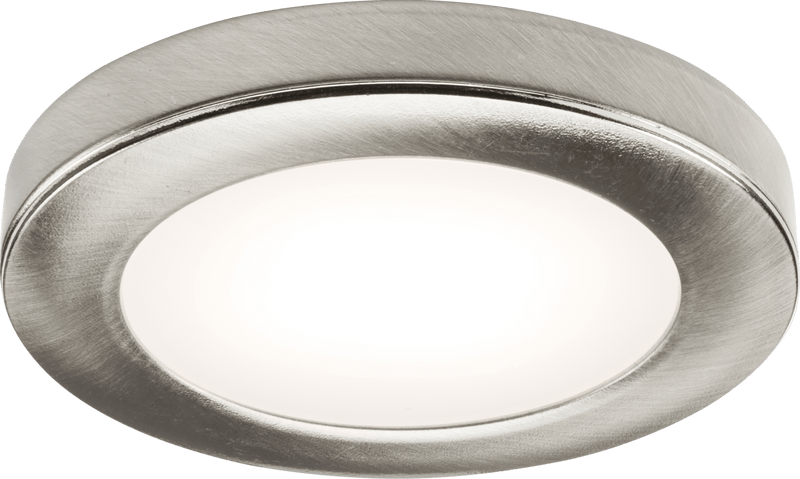 Knightsbridge MLA UNDK3BCWW UNDKIT Single 2.5W LED Dimmable Under Cabinet Light in Brushed Chrome - 3000K - Knightsbridge MLA - Falcon Electrical UK