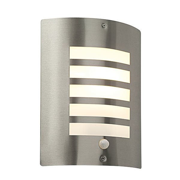 Saxby ST031FPIR 60W Bianco PIR 1-Light Wall Fitting - Saxby - Falcon Electrical UK