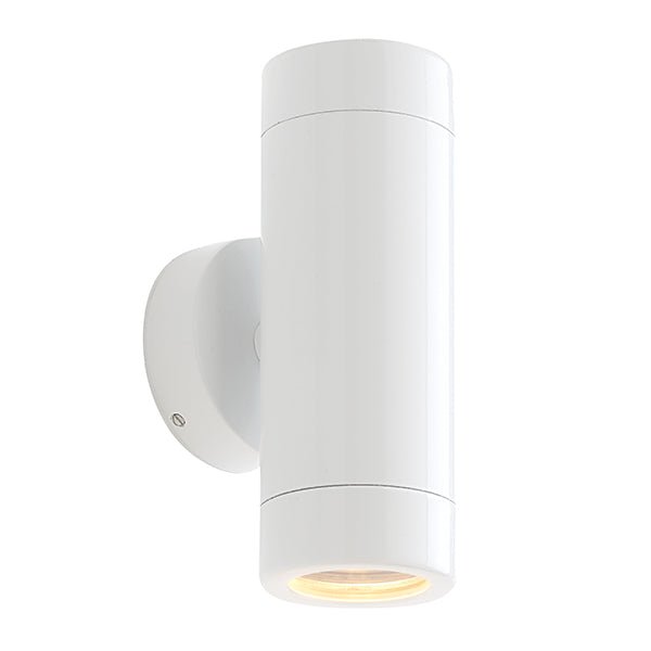 Saxby ST5008W 7W Odyssey White 2-Light Wall Light - Saxby - Falcon Electrical UK