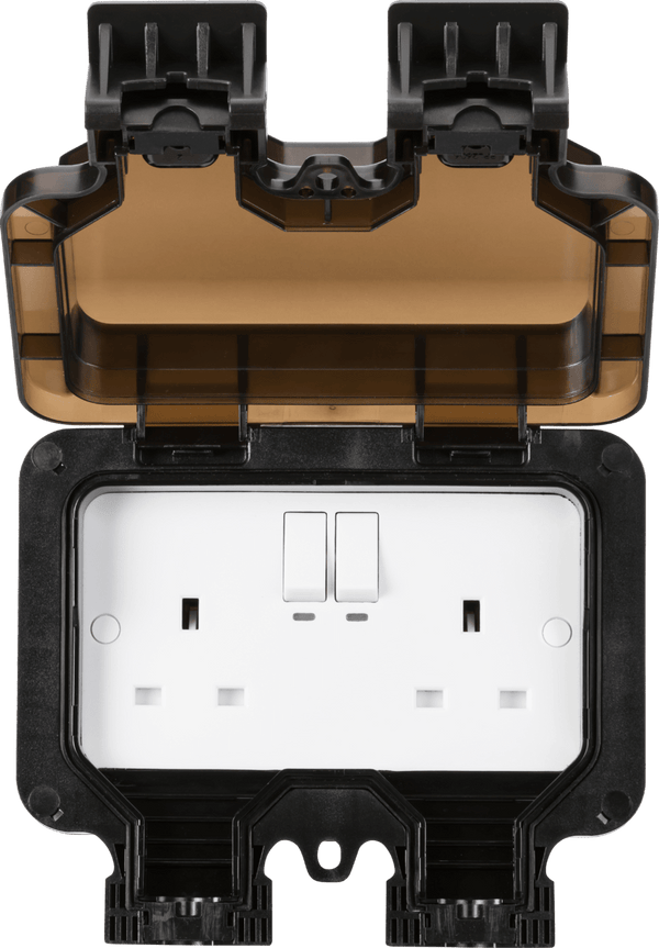 Knightsbridge MLA OP9KW Smart IP66 13A 2G Outdoor Socket - Knightsbridge MLA - Falcon Electrical UK