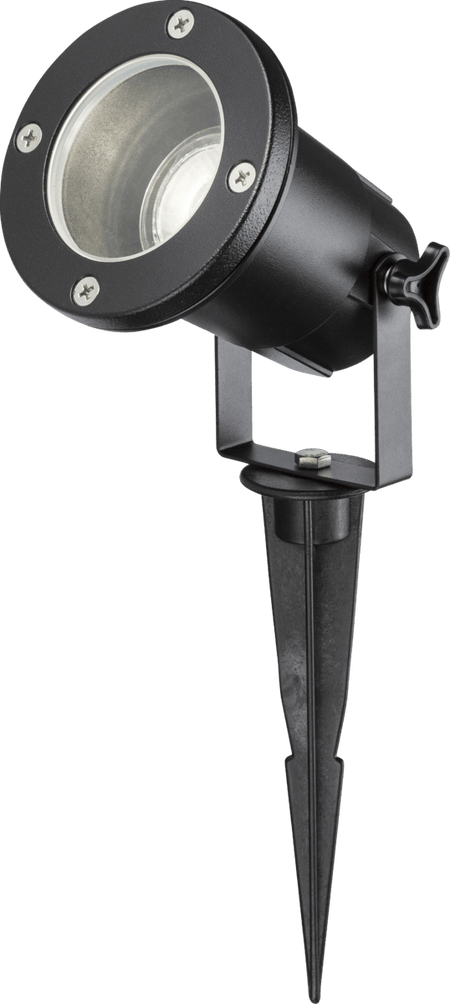 Knightsbridge MLA GUSPBK 230V IP65 GU10 Ground Spike - Black - Knightsbridge MLA - Falcon Electrical UK