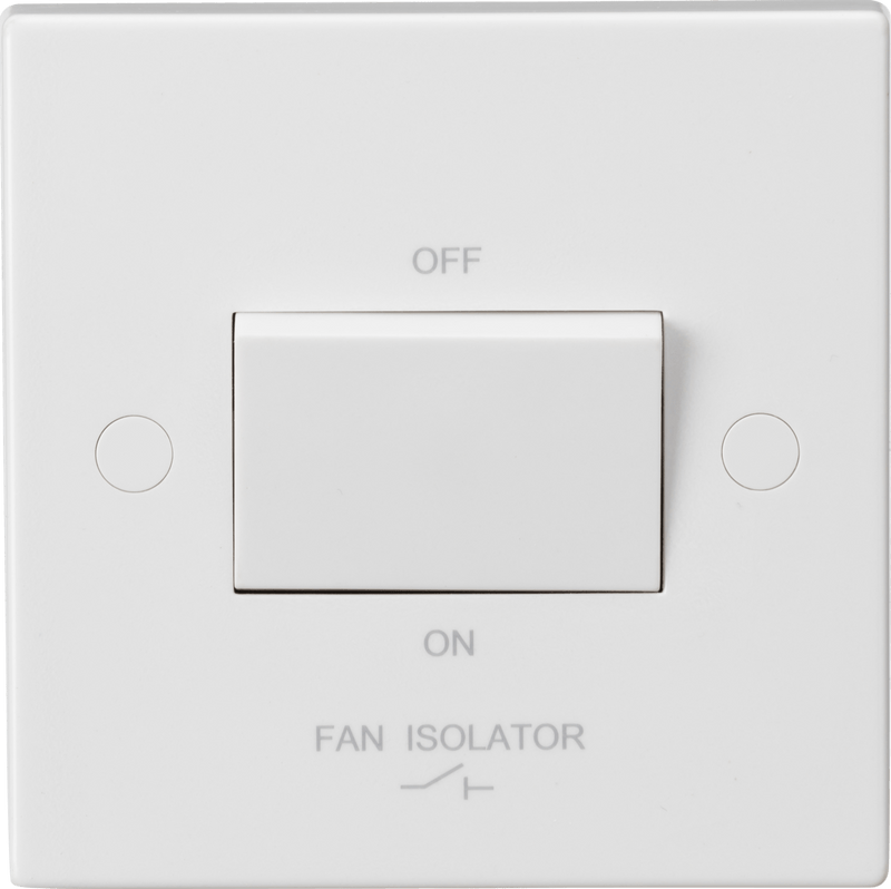 Knightsbridge MLA SN1100 10A 3 Pole Fan Isolator Switch - Knightsbridge MLA - Falcon Electrical UK