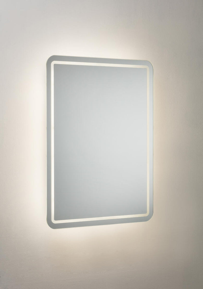 Knightsbridge MLA MLR6045SD 230V IP44 600 x 450mm Back-lit LED Bathroom Mirror with Demister, Shaver Socket and Motion Sensor