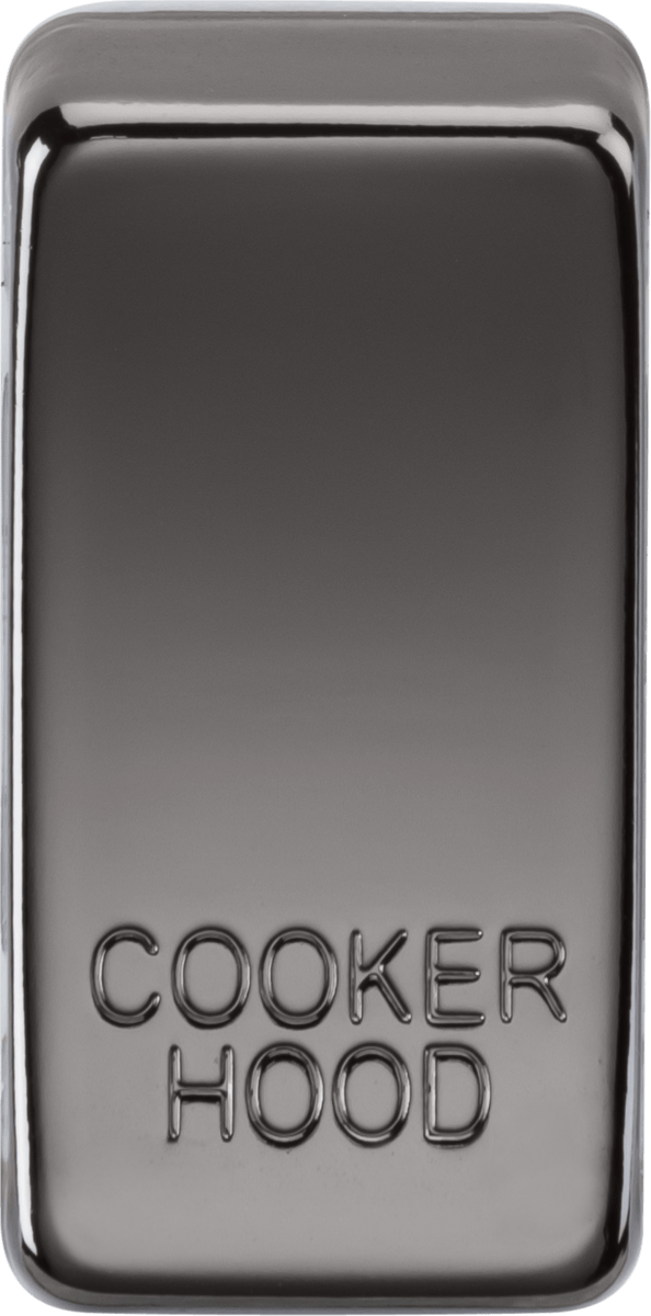 Knightsbridge MLA GDCOOKBN Switch cover "marked COOKER HOOD" - black nickel - Knightsbridge MLA - Falcon Electrical UK