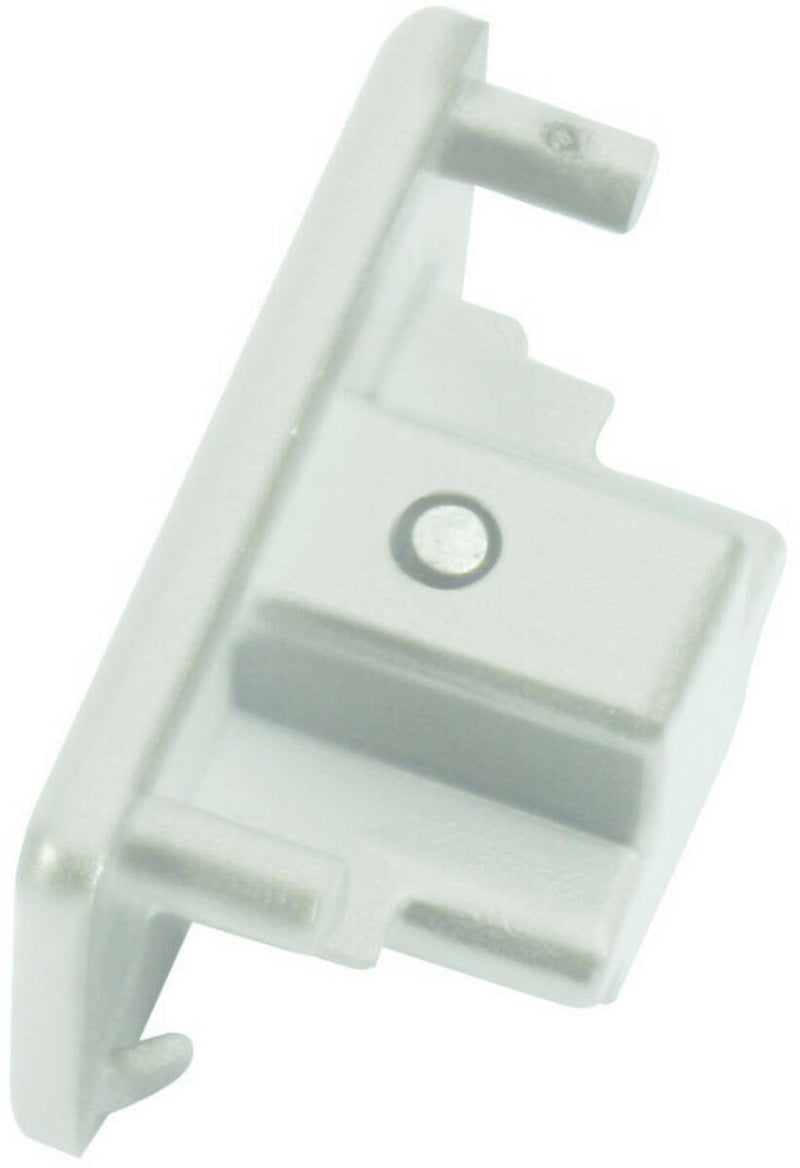 Knightsbridge MLA TRKDE1W 230V Single Circuit Track Dead End Cap - White - Knightsbridge MLA - Falcon Electrical UK