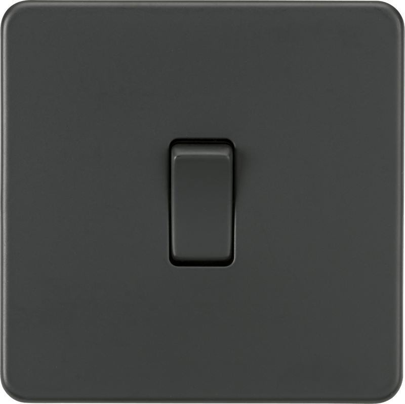 Knightsbridge MLA SF1200AT Screwless 10AX Intermediate Switch - Anthracite - Knightsbridge MLA - Falcon Electrical UK