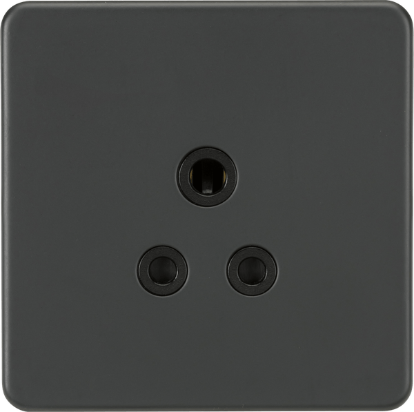 Knightsbridge MLA SF5AAT Screwless 5A Unswitched Socket - Anthracite - Knightsbridge MLA - Falcon Electrical UK