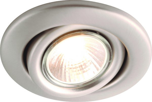 Knightsbridge MLA SGZ10CBR IP20 230V 50W max. GU10 Brushed Chrome Recessed Tilt Downlight - Knightsbridge MLA - Falcon Electrical UK