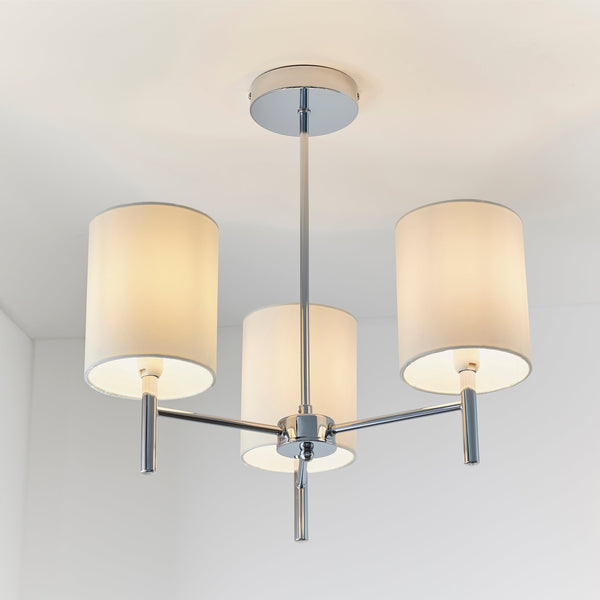 Endon BRIO-3CH Brio 3lt Semi flush - Endon - Falcon Electrical UK