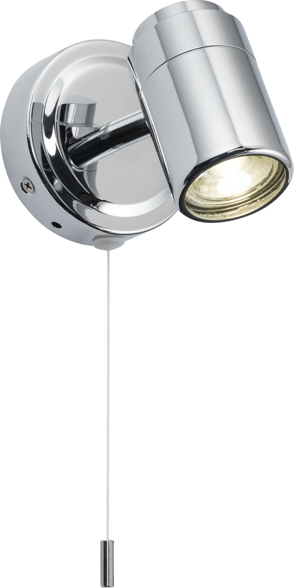 Knightsbridge MLA BA03S1C 230V IP44 GU10 Single Spotlight - Chrome - Knightsbridge MLA - Falcon Electrical UK