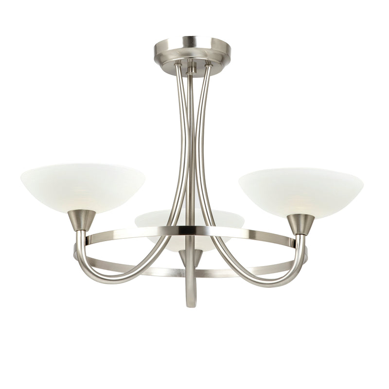 Endon CAGNEY-3SC Cagney 3lt Semi flush - Endon - Falcon Electrical UK