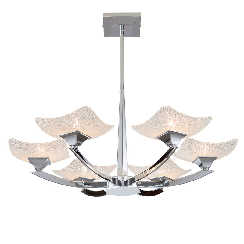 Endon AYRES-6CH Ayres 6lt Semi flush - Endon - Falcon Electrical UK