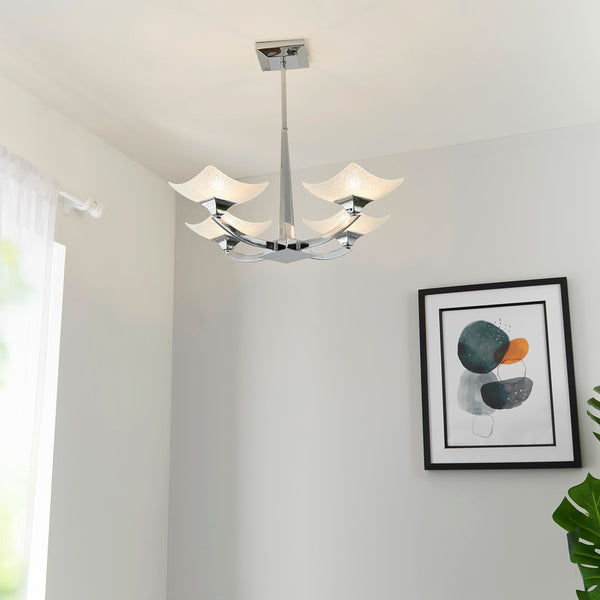 Endon AYRES-4CH Ayres 4lt Semi flush - Endon - Falcon Electrical UK