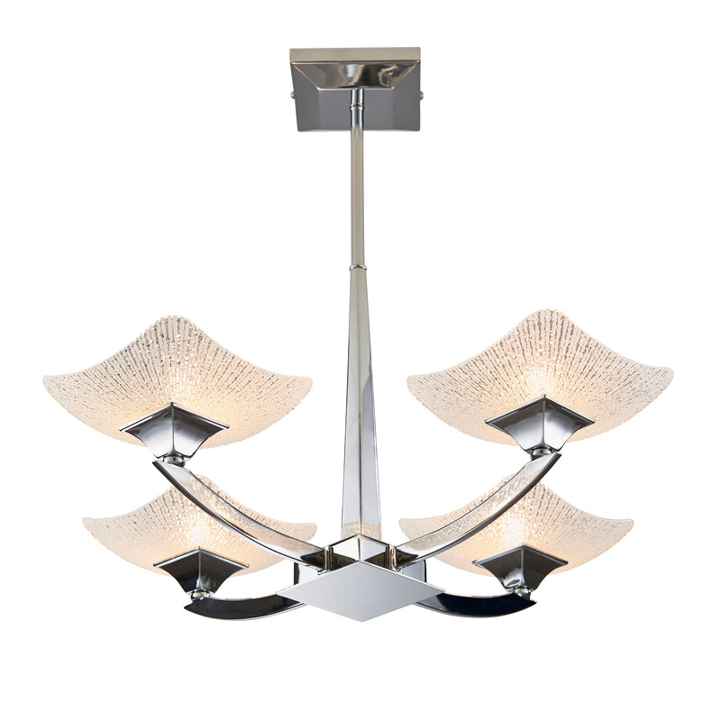 Endon AYRES-4CH Ayres 4lt Semi flush - Endon - Falcon Electrical UK