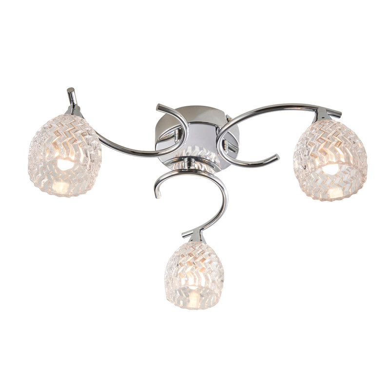 Endon BOYER-3CH Boyer 3lt Semi flush - Endon - Falcon Electrical UK