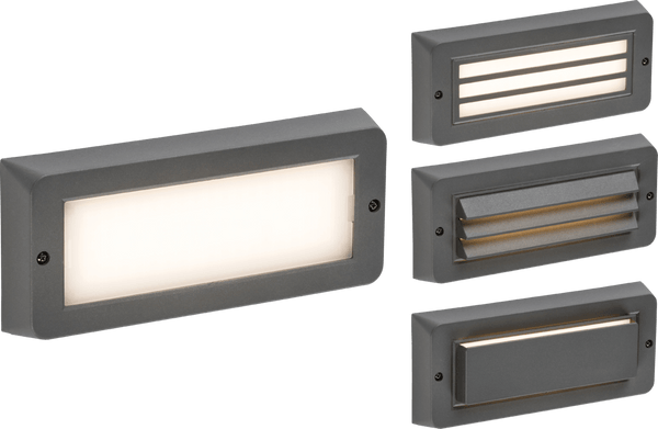 Knightsbridge MLA BL5G 230V IP65 5W LED CCT Adjustable Surface Mount Brick light - Grey - Knightsbridge MLA - Falcon Electrical UK