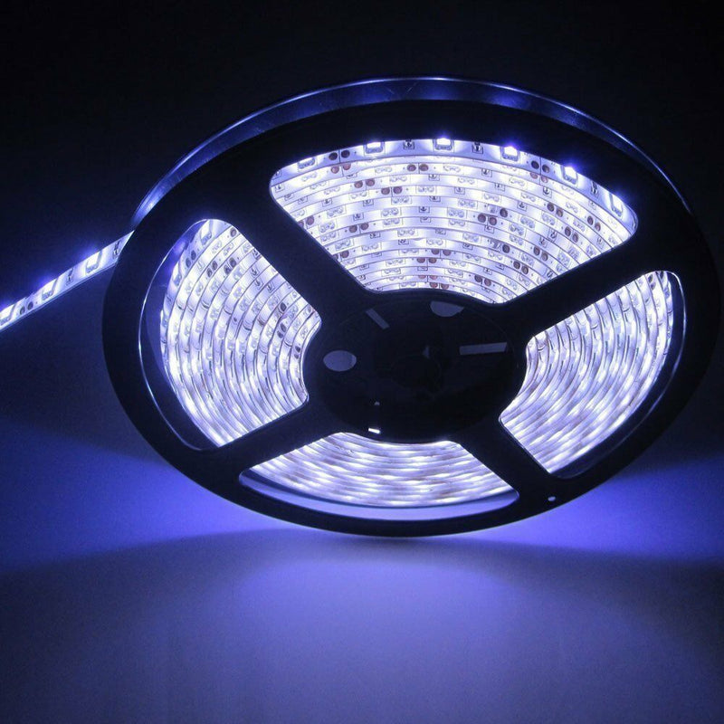 Waterproof LED Strip Cool White , 5M, 60LED-M (4000K 12V-3528-300-5M) - Vistalux - Falcon Electrical UK